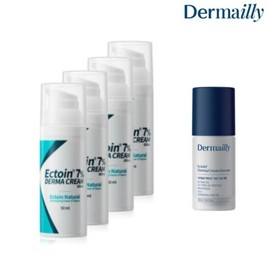 Dermiley Ectoin 7% Derma Cream Ultra 50ml x 4 + Serum 30ml x 1 / 더마일리 엑토인 7% 더마크림 울트라 50ml 4개 + 세럼 30ml 1개