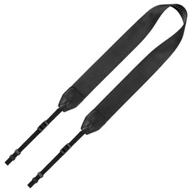 HAKUBA Camera Strap Luft Design Twill Neck Strap for 38 SLR KST-65T38 Black Shoulder Strap 38mm Wide Flexible Easy Wrap Neck Strap