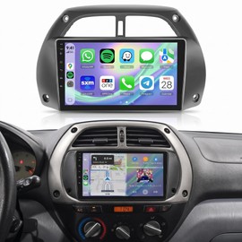 Car Radio Stereo for Toyota RAV4 2001-2006 2+64G, 9" Touch Screen/Android 15/Wireless CarPlay/Android Auto/DSP EQ/GPS Navigation/WiFi/Bluetooth/FM/RDS/SWC/HD Backup Camera