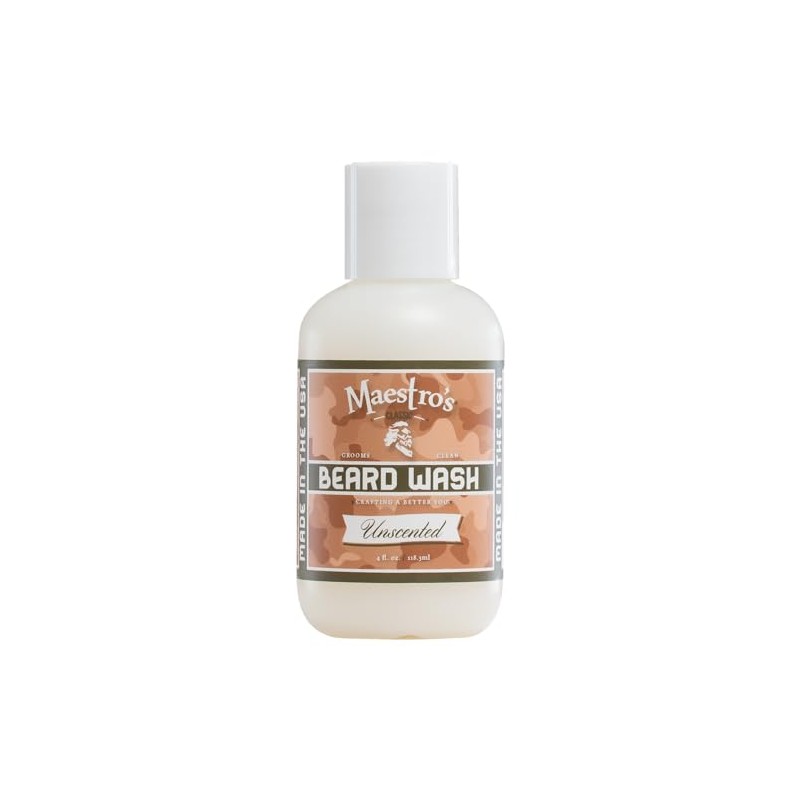 Maestro's Classic Modest Beard Wash, 4 Ounce