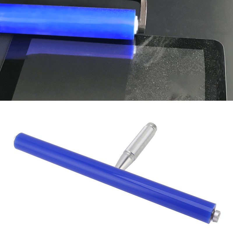 Dust Removal Roller Silicone Soft Aluminum Alloy Handle Iron Bearing