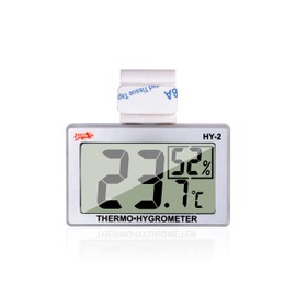 Cluoling Thermometer/Hygrometer, Reptile, Temperature and Humidity Management, Thermometer, Digital HD LCD, Velcro, Hook Included, Tank, Terrarium, Breeding Room, Amphibians, Humans