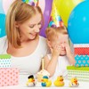 Tagaremuser Pack of 6 Bath Toys Baby Bath Duck Funny