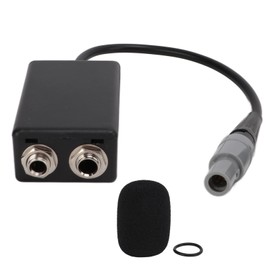 Aviation Headset Adapter General Aviation Dual for GA Female to for LEMO 6‑pin Male Adapter