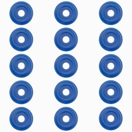 CO2 Washers for CGA-320 Regulator Fittings - Nylon CO2 O Rings Used with Kegerators, Nitrogen Tanks and More - Washers self Form to Create The Perfect Seal (15 Pack)