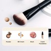 Professional Foundation Brush for Liquid Makeup - 0.06mm Ultra-Fine Bristles