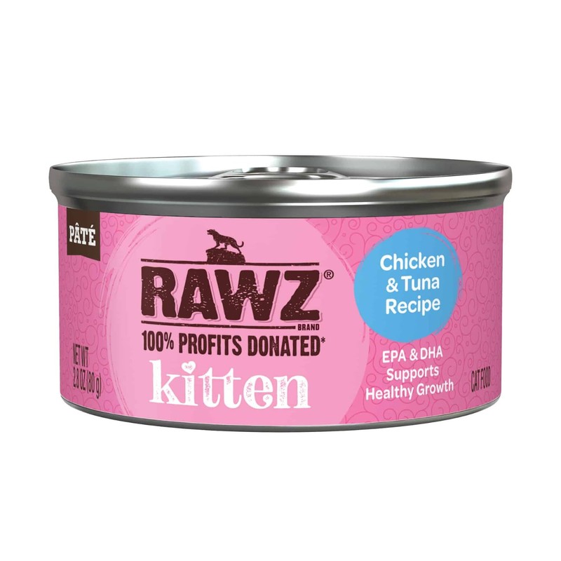 Rawz awz Natural Premium Kitten Pate Canned Cat Wet Food