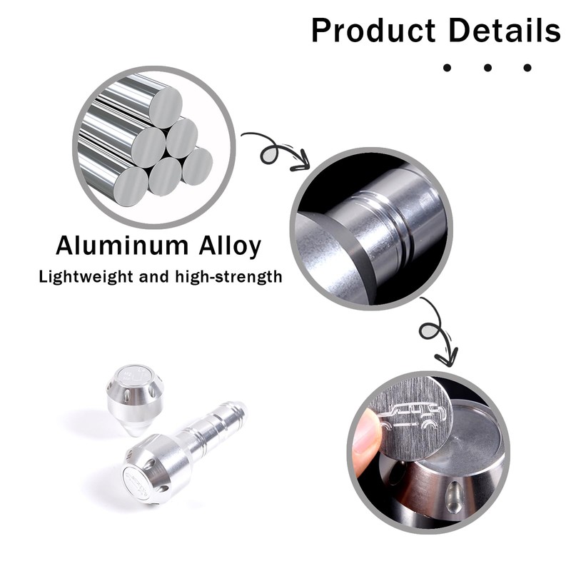 HIRUFAIT Car Shifter Knob Stick Head Replacement for Toyota FJ