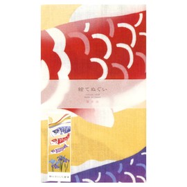 Hamamonyo Picture Tenugui, Carp Streamer and Iris