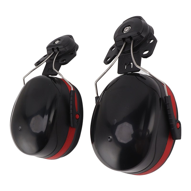 Hard Hat Earmuffs Noise Blocking Hearing Protection Adjustable Helmet Ear