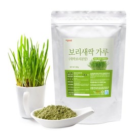 Gapdang Herbal Medicines 새싹보리가루 새싹보리 분말 가루 300g X 2팩 Sprout Barley Powder 300g X 2 Packs