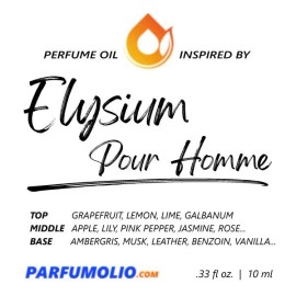 ParfumOlio Elysium Pour Homme type Perfume Oil Replica - Fragrance Body Oils - 10ml - Men's