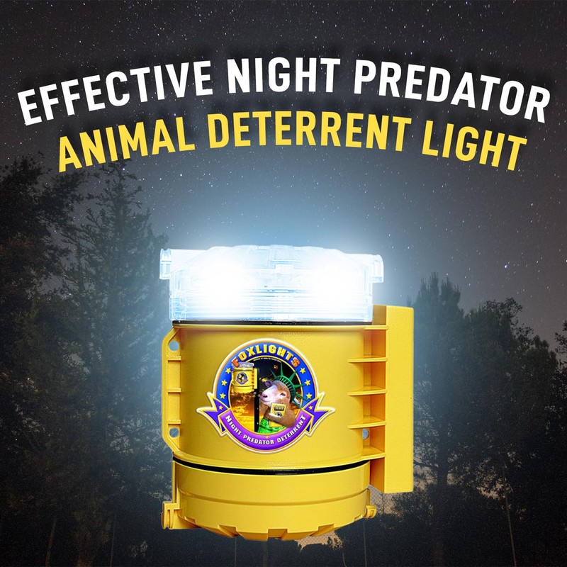 Foxlights Night Predator Deterrent Control Light with Flashing LEDs |