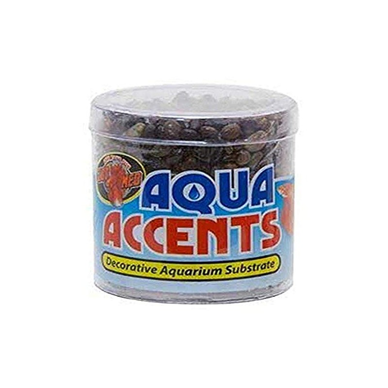 Zoo Med Laboratories AZMBA1 Dark River Pebbles, 1/2-Pound