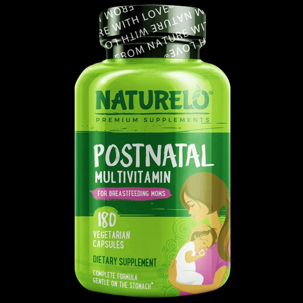 NATURELO Postnatal Multivitamin for Breastfeeding Women - 180 Caps