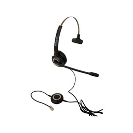 Spracht Zum RJ9 Single Ear Wired Headset for Desktop Phones | Universal Telephone Headsets for Office Phones | Works with Polycom Digium Nortel Yealink Avaya Grandstream Landline Phones (Single-Ear)