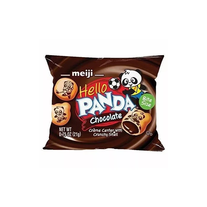Meiji Hello Panda Cookies, Chocolate Crème Filled -32 Count, 0.75oz