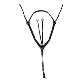 HKM Cambridge Breastplate Black Warmblood