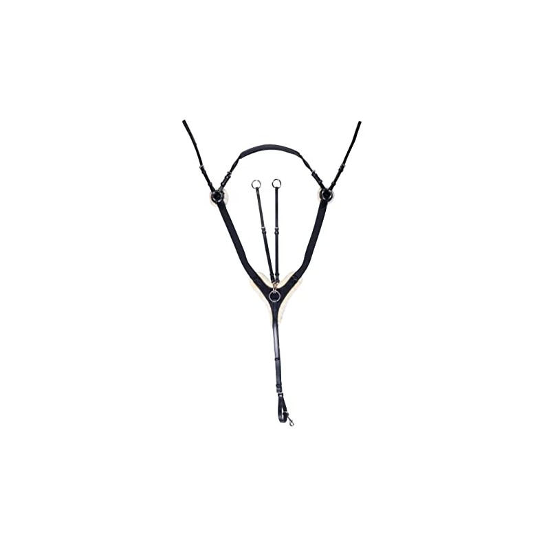 HKM Cambridge Breastplate Black Warmblood
