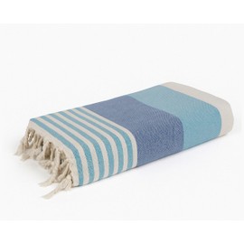 homedius American Cotton Peshtemal Towel – 100x180 cm, Lightweight, Quick Dry, High Absorbency, Soft & Breathable Hammam Beach Towel, Multi-Purpose Use (1, Turquoise)