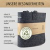 LoFelt® Felt Bag, Log Basket, Firewood Basket, 100% Recycled Plastic/Felt