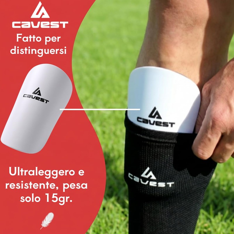 Cavest Mini parastinchi da calcio per bambini e adulti, piccoli,