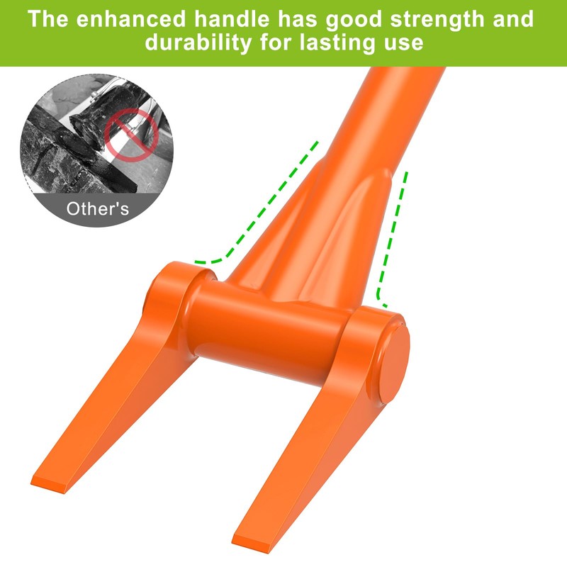 Insaga Demolition Tools - 2mm Steel Straight Handle Wrecking Bar