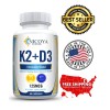  Nutriflair Vitamin K2 D3 Supplement with BioPerine: Immunity and Heart Health Boost