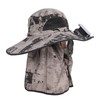 Wide Brim Solar Fan Hat Outdoor Fishing Sunscreen Quick Drying
