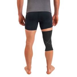Tommie Copper - Unisex Performance Compression Knee Sleeve - Black - 2X Large
