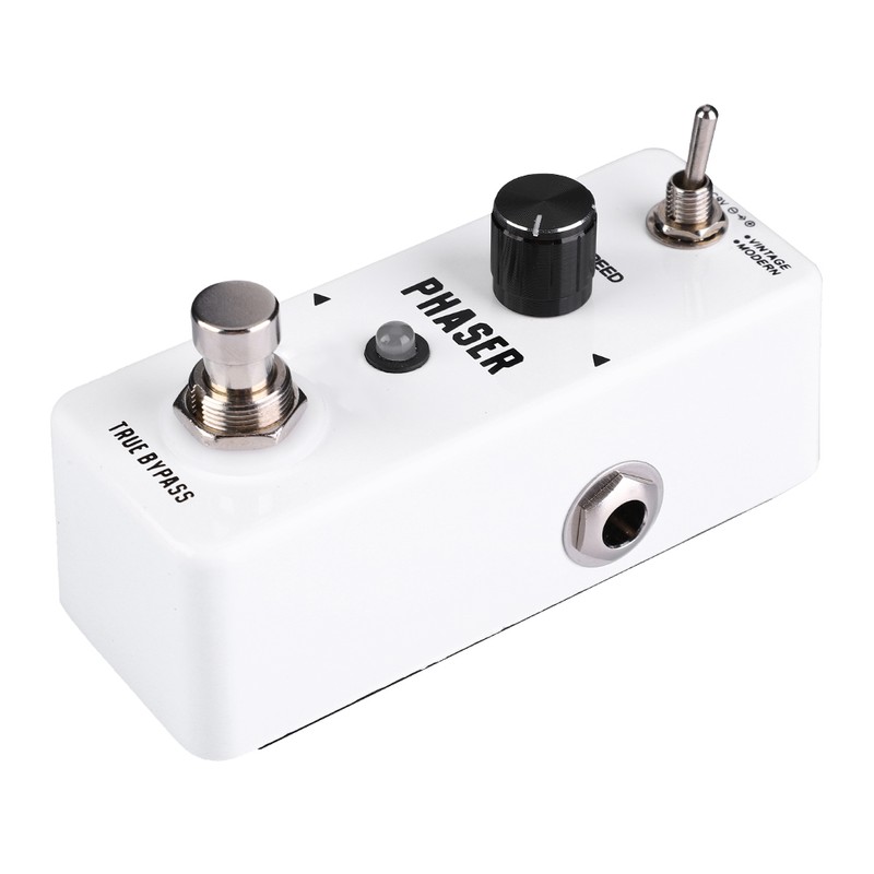 Mini Metal Shell Analog Phaser Guitar Effect Pedal with True