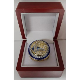 Stephen Curry- 2017 Golden State Warriors Championship Ring W Wooden Display Box