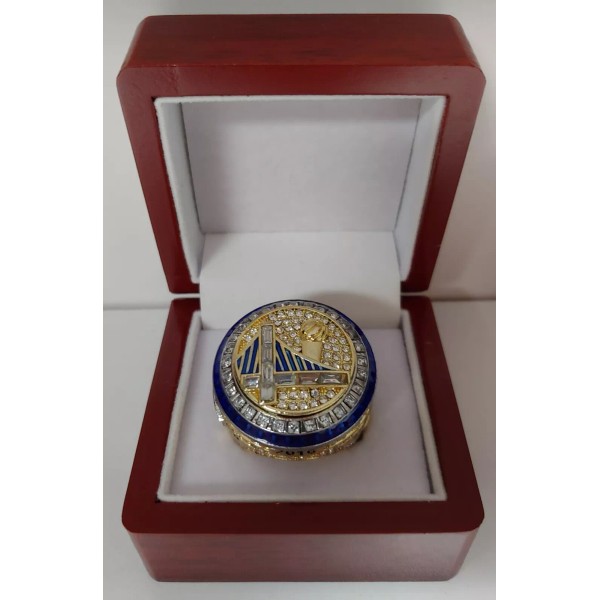 Stephen Curry- 2017 Golden State Warriors Championship Ring W Wooden