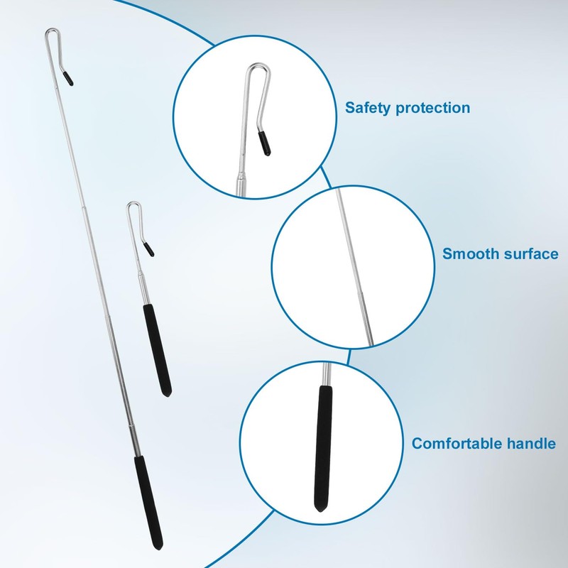 2pcs Puppet Handles Arm Control Rods, Premium Stainless Steel Professional