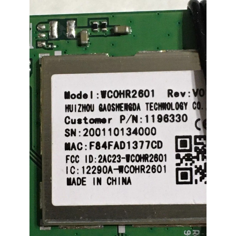 HISENSE 65R6E3 WIFI MODULE WC0HR2601