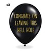 Sass Party & Gifts Office Leaver Funny Balloons - Pack