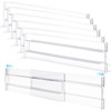 Yoolly Drawer Dividers, 6 Pack Adjustable Drawer Organisers Divider 10.8"-20.4",