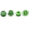 50pcs Wheel Rim Lip Rivets Nuts (Green)