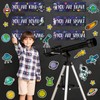 Whaline 30Pcs Space Posters Inspirational Quotes Planet Astronaut Rocket Meteor