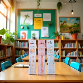 Cute Cartoon Animal Print Plastic Rulers,Ruler for School,Farmhouse Teacher Prizes Book Markers Students Jungle Animal Party FavorStationery Drawing Rulers,Teaching Materials,Drafting Tools and Kits