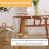 Tayuvira PVC Transparent Tablecloth, 0.13 mm, Washable, Waterproof, Greaseproof, Table