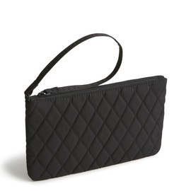 Vera Bradley Women's Cotton Zip Wristlet Bookbag, Black