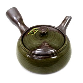 久村 Pottery (hisamuratouki) 急須 Brown 260ml Thousand Old Get Circle Net 急須 南蛮 Duchess Notebook 釉 Ash 7136