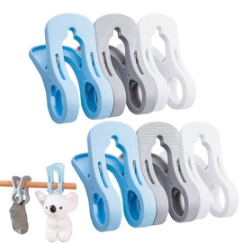 Windproof Beach Towel Clips, Pack of 6 Large Beach Towel Clips, Beach Towel Clip, Windproof, Large Bath Towel Clips, for Daily Laundry, Beach Towel, Bath Towel, Bed Linen and Thick Clothing