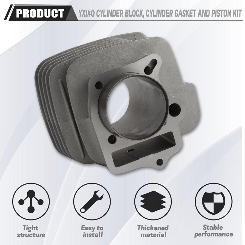 PowerMotor Motorcycle Cylinder Kit 56mm Bore Cylinder Replacement for YinXiang