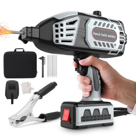 ALIESTFDNO Portable Electric Welding Machine, 110V ARC Handheld Welding Machine with IGBT Inverter 120Amp Variable Current Stepless Adjustment, Portable Welder Gun, Fits for 3/32″to 1/8″ Wire Rods