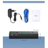 USB Hub 3.0 with Power Supply, Vansuny USB Hub Active