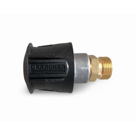 Kärcher Quick Connect Hose Adaptor to M22 Male Thread (Input: Choice of M22 x 1.5 mm Internal or External Thread; Output: Quick Connect)