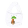 Mr. & Mrs. Panda Organic Baby Bib Bear with Umbrella,