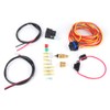 Electric Cooling Fan Wiring Harness Kit Dual Single 165/185 W/Thermostat